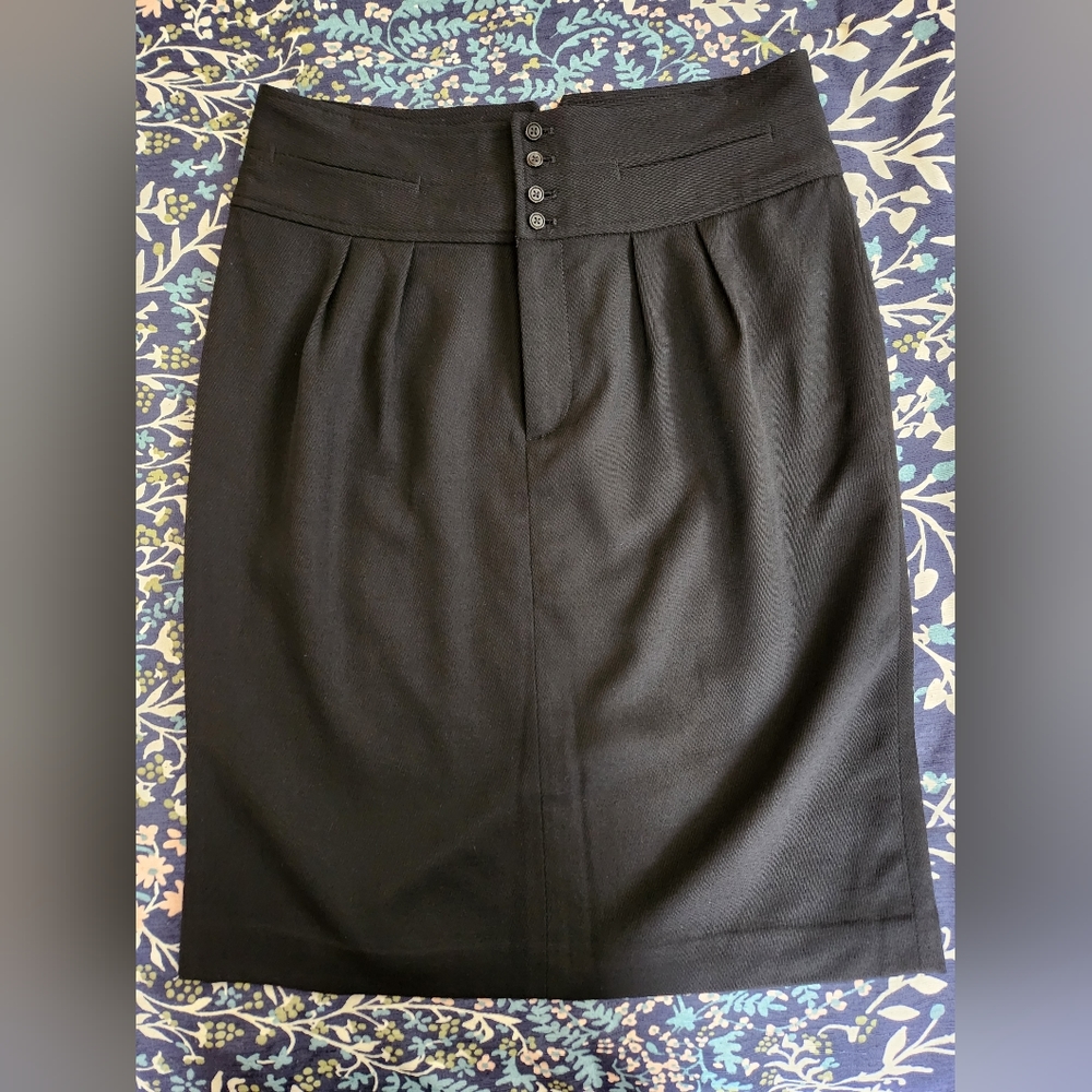 *Ralph Lauren Black Label Women's Wool Pencil Skirt Size 10
